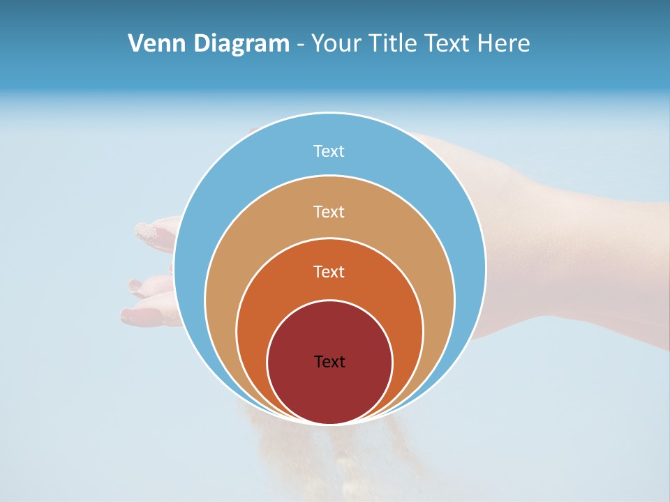 Beautiful Woman Hands PowerPoint Template