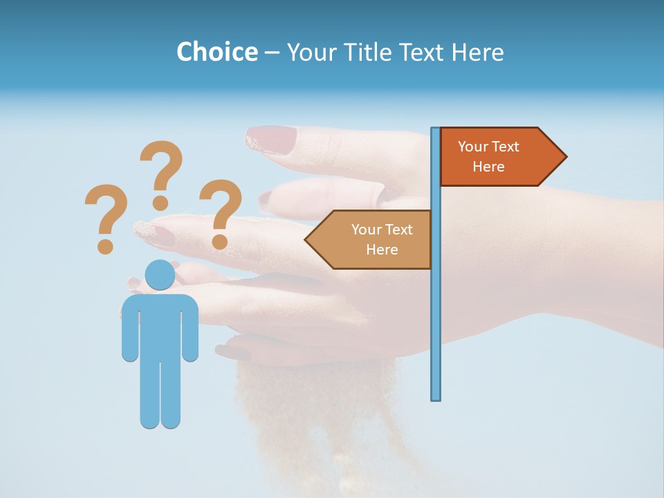 Beautiful Woman Hands PowerPoint Template