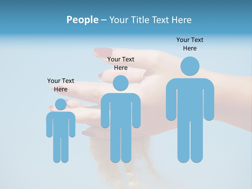 Beautiful Woman Hands PowerPoint Template