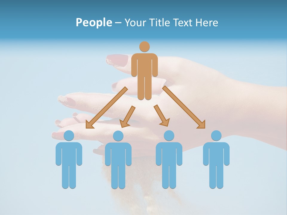 Beautiful Woman Hands PowerPoint Template