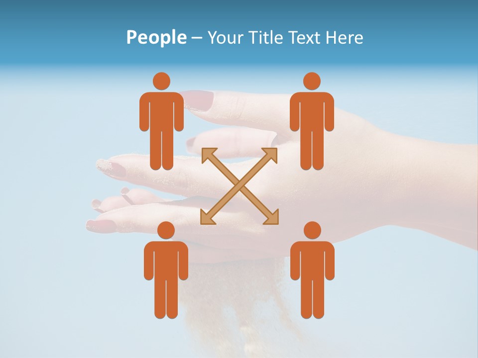 Beautiful Woman Hands PowerPoint Template