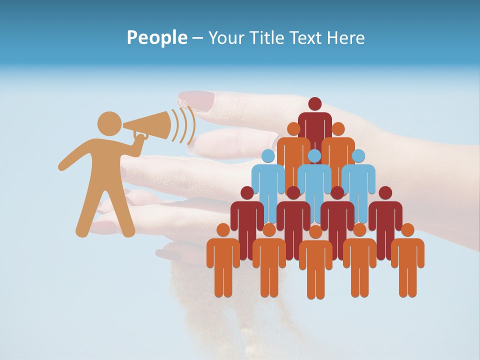 Beautiful Woman Hands PowerPoint Template