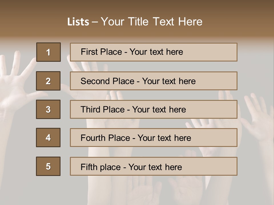 Hands PowerPoint Template