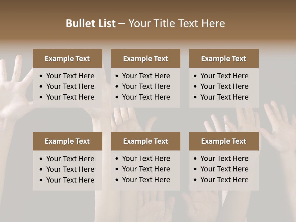 Hands PowerPoint Template
