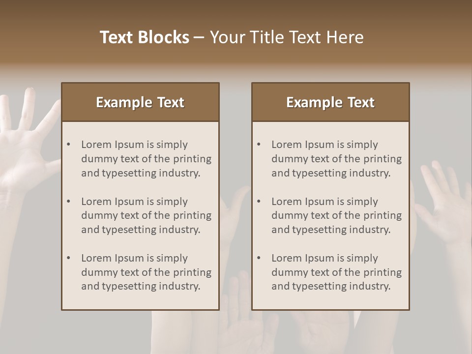 Hands PowerPoint Template
