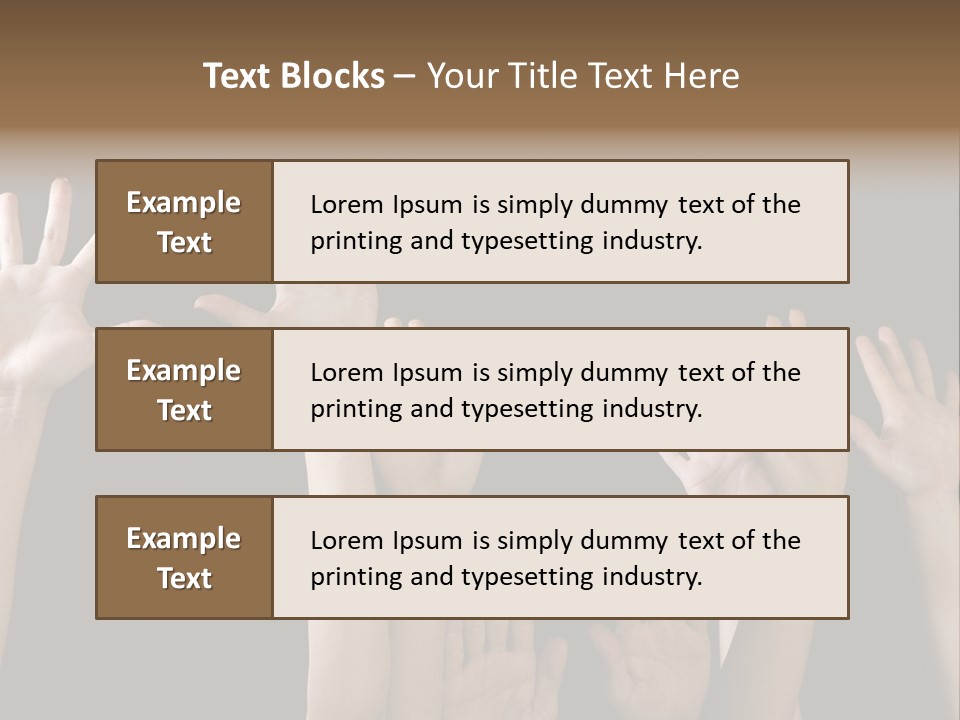 Hands PowerPoint Template