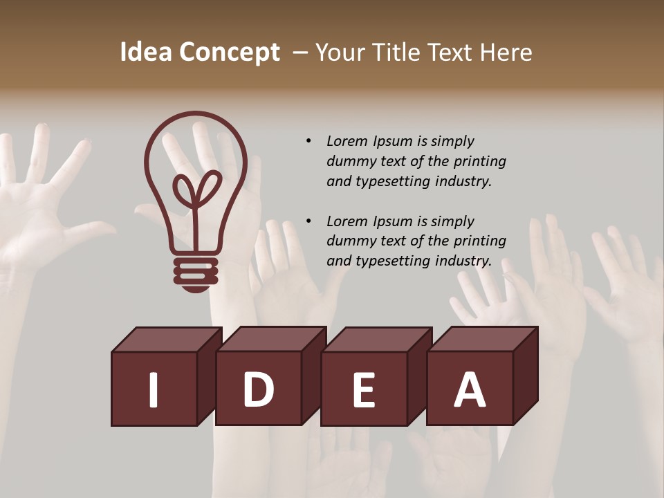 Hands PowerPoint Template