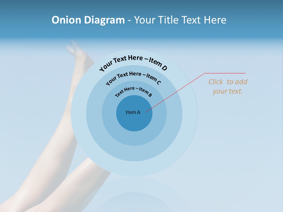 Close-Up Of Slim Legs Of Female Over Blue Sky Enjoying Summer PowerPoint Template