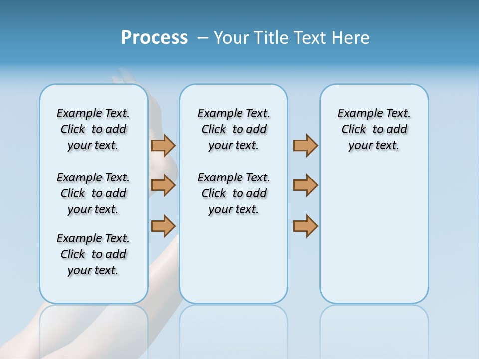 Close-Up Of Slim Legs Of Female Over Blue Sky Enjoying Summer PowerPoint Template
