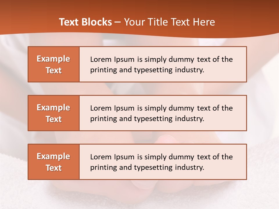 A Woman's Bare Feet On A White Towel PowerPoint Template