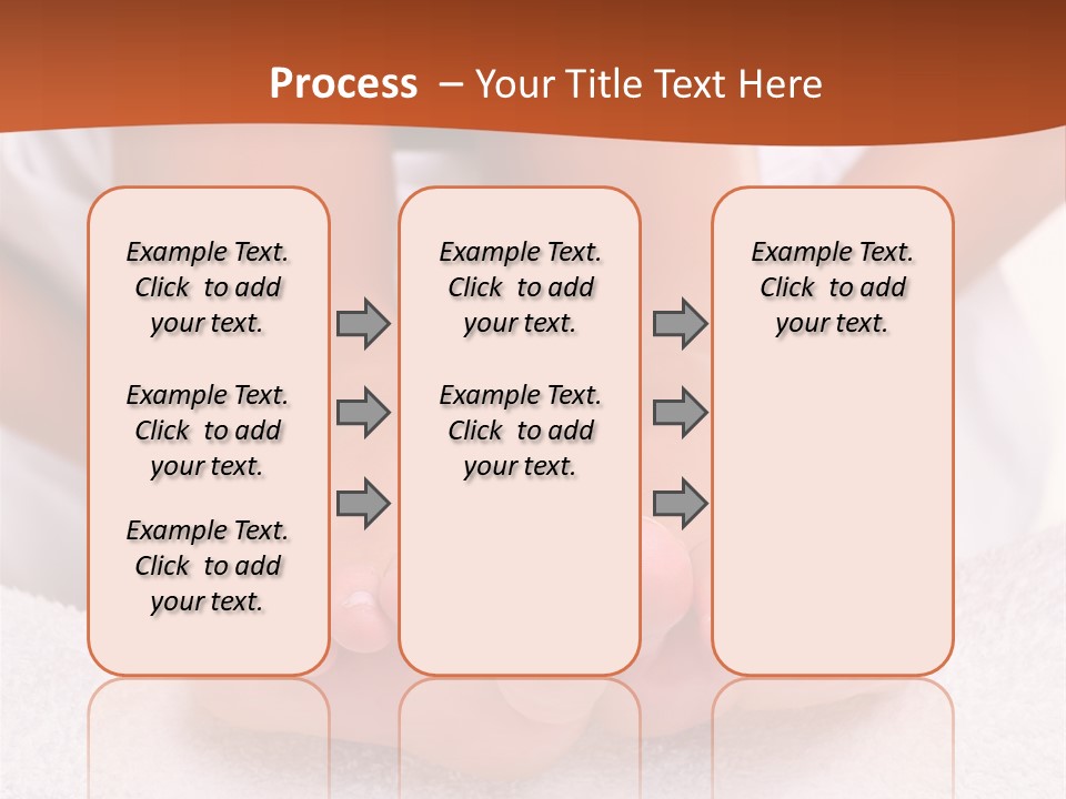 A Woman's Bare Feet On A White Towel PowerPoint Template