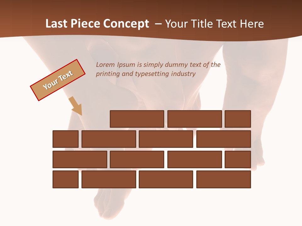 Beautiful Graceful Female Feet, Isolated On A White Background, Please See Some Of My Other Parts Of A Body Images: PowerPoint Template