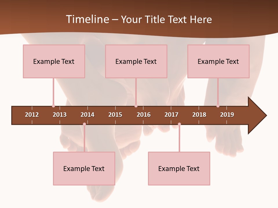 Beautiful Graceful Female Feet, Isolated On A White Background, Please See Some Of My Other Parts Of A Body Images: PowerPoint Template