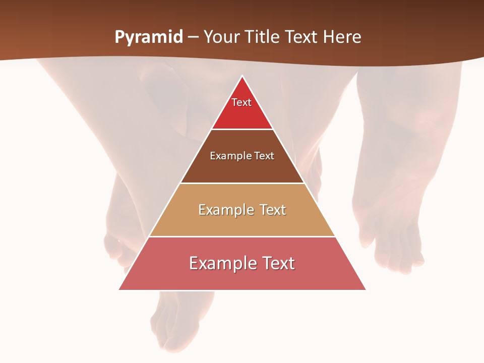 Beautiful Graceful Female Feet, Isolated On A White Background, Please See Some Of My Other Parts Of A Body Images: PowerPoint Template