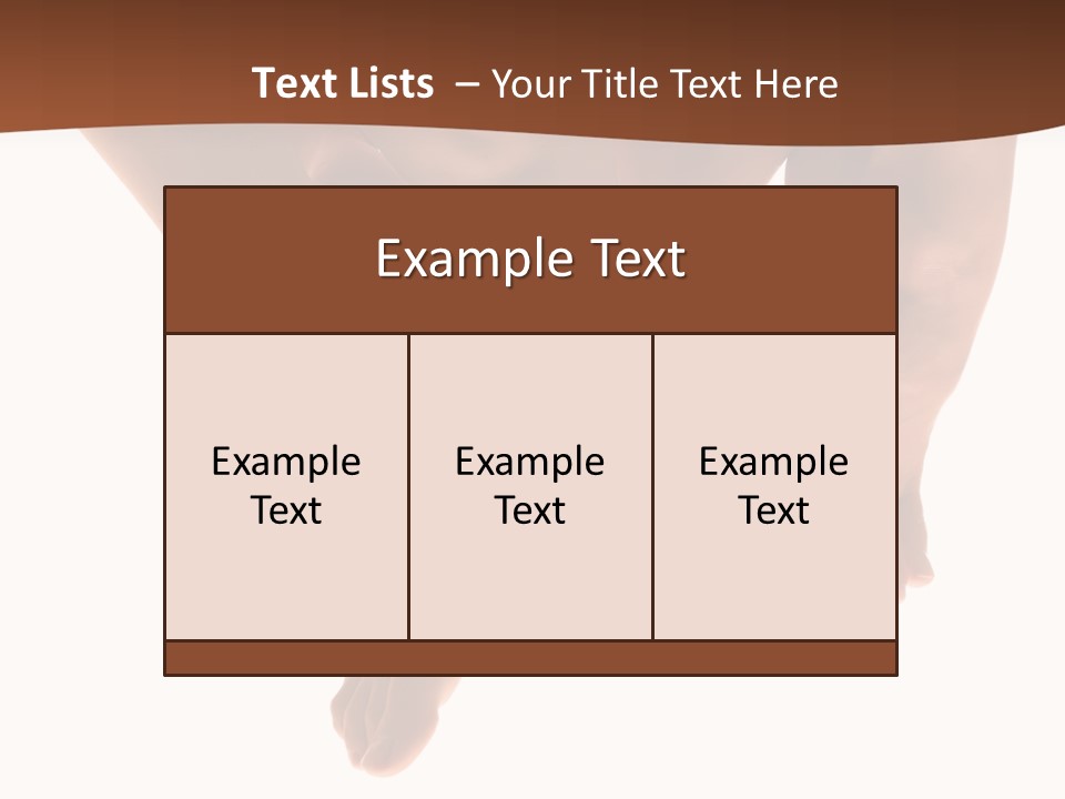 Beautiful Graceful Female Feet, Isolated On A White Background, Please See Some Of My Other Parts Of A Body Images: PowerPoint Template