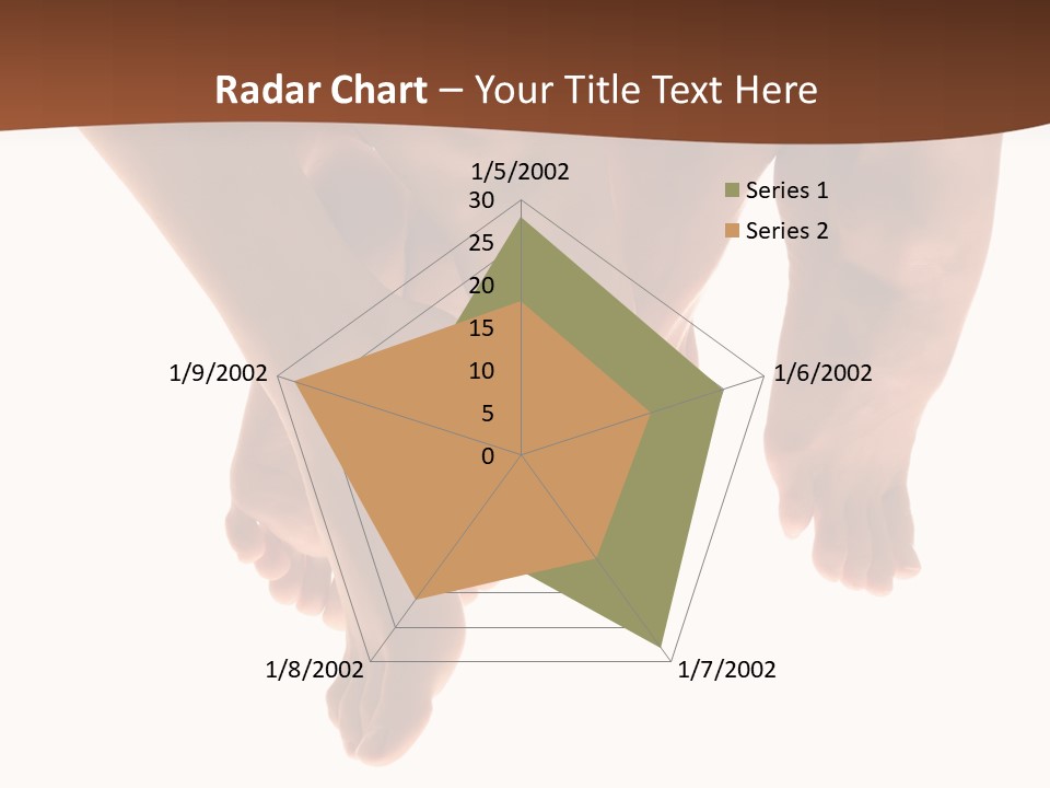 Beautiful Graceful Female Feet, Isolated On A White Background, Please See Some Of My Other Parts Of A Body Images: PowerPoint Template