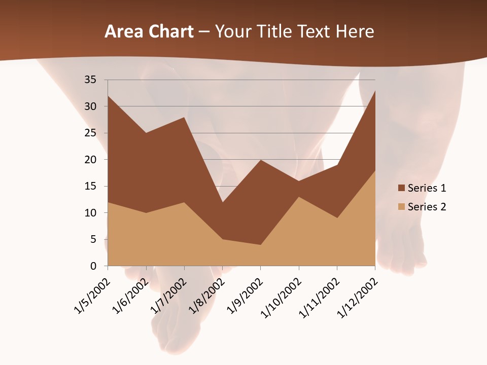 Beautiful Graceful Female Feet, Isolated On A White Background, Please See Some Of My Other Parts Of A Body Images: PowerPoint Template