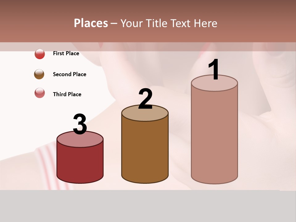 Face Of The Beautiful Girl With Maik-Up Close Up, Sharpness On Fingers, Isolated On A White Background, Please See Some Of My Other Parts Of A Body Images: PowerPoint Template