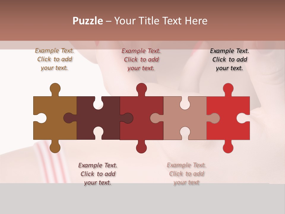 Face Of The Beautiful Girl With Maik-Up Close Up, Sharpness On Fingers, Isolated On A White Background, Please See Some Of My Other Parts Of A Body Images: PowerPoint Template