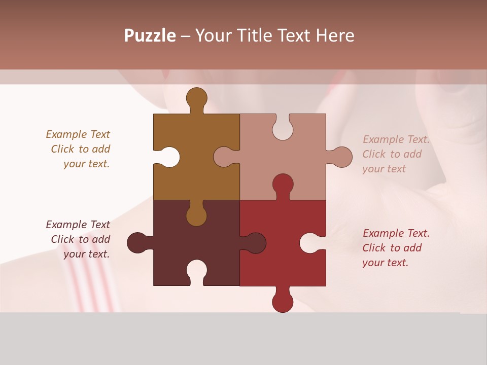 Face Of The Beautiful Girl With Maik-Up Close Up, Sharpness On Fingers, Isolated On A White Background, Please See Some Of My Other Parts Of A Body Images: PowerPoint Template