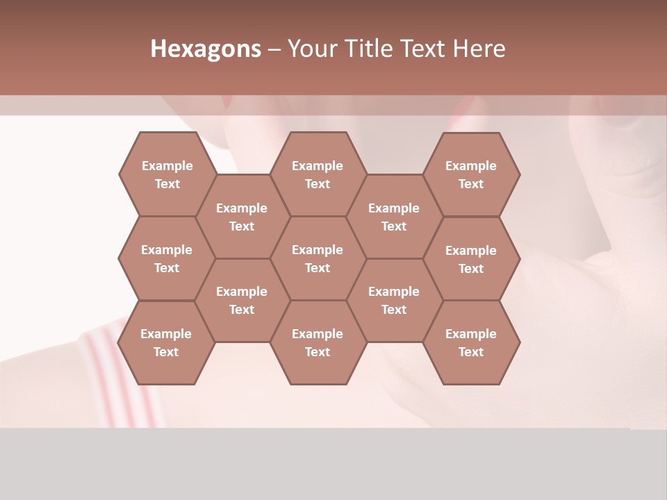 Face Of The Beautiful Girl With Maik-Up Close Up, Sharpness On Fingers, Isolated On A White Background, Please See Some Of My Other Parts Of A Body Images: PowerPoint Template