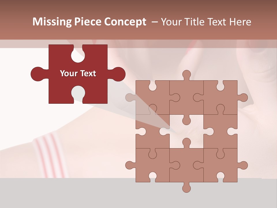 Face Of The Beautiful Girl With Maik-Up Close Up, Sharpness On Fingers, Isolated On A White Background, Please See Some Of My Other Parts Of A Body Images: PowerPoint Template