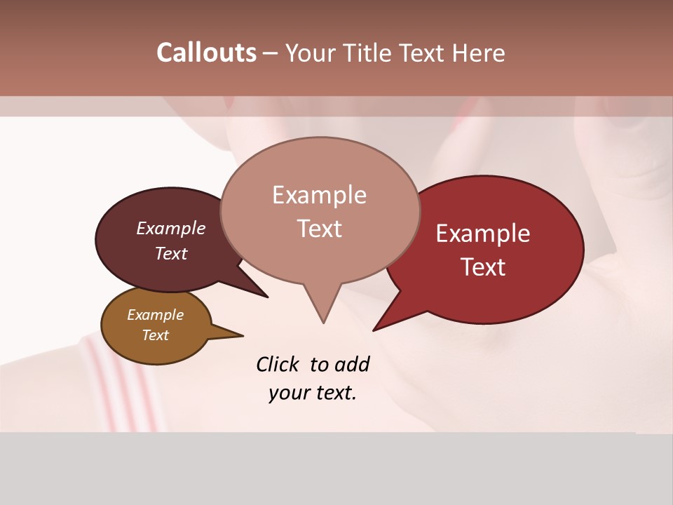 Face Of The Beautiful Girl With Maik-Up Close Up, Sharpness On Fingers, Isolated On A White Background, Please See Some Of My Other Parts Of A Body Images: PowerPoint Template