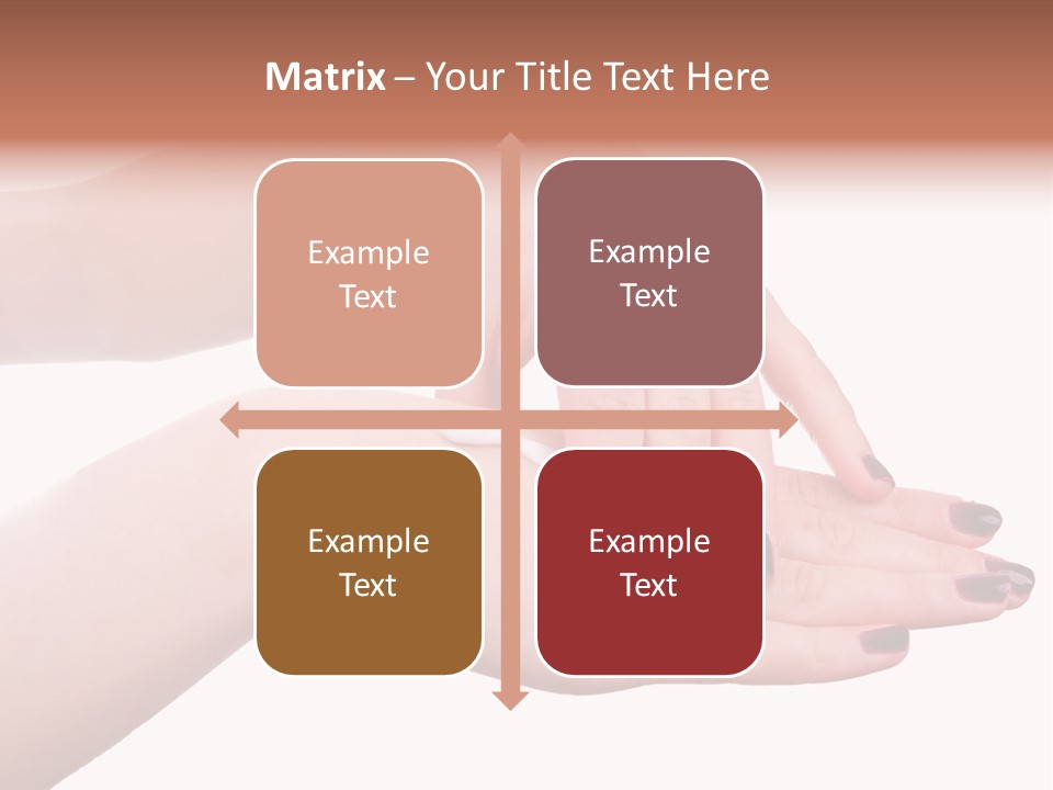 Hand Care, Isolated On White Background PowerPoint Template