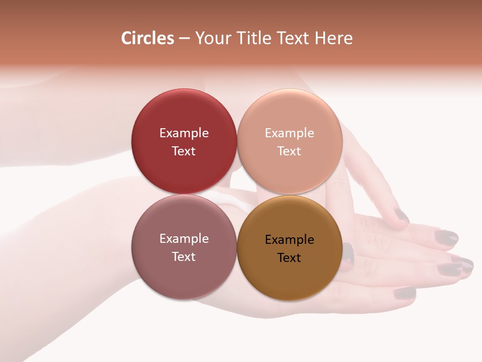 Hand Care, Isolated On White Background PowerPoint Template