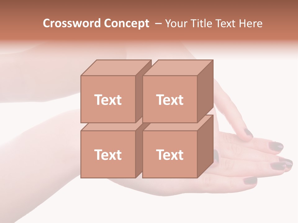 Hand Care, Isolated On White Background PowerPoint Template