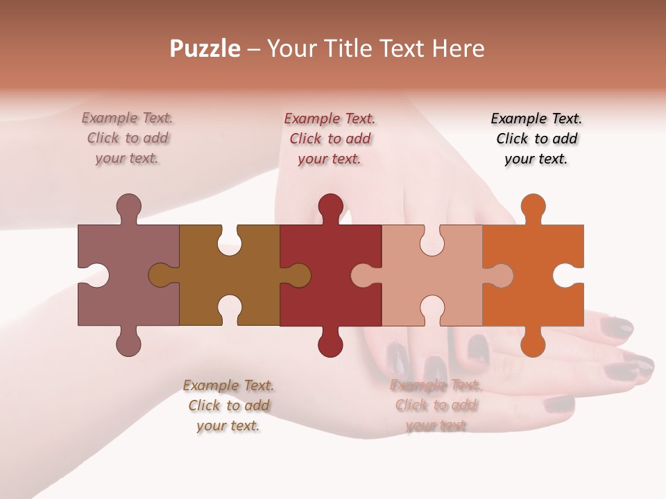 Hand Care, Isolated On White Background PowerPoint Template