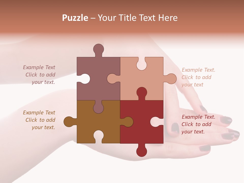 Hand Care, Isolated On White Background PowerPoint Template