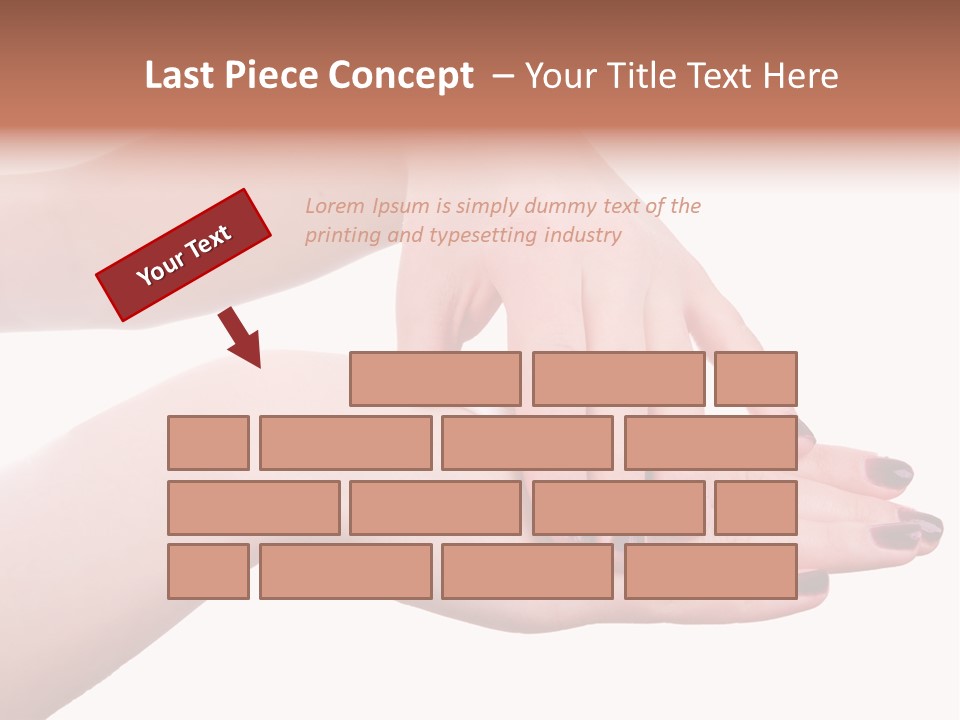 Hand Care, Isolated On White Background PowerPoint Template