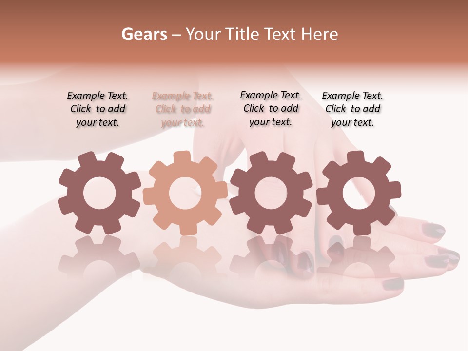 Hand Care, Isolated On White Background PowerPoint Template