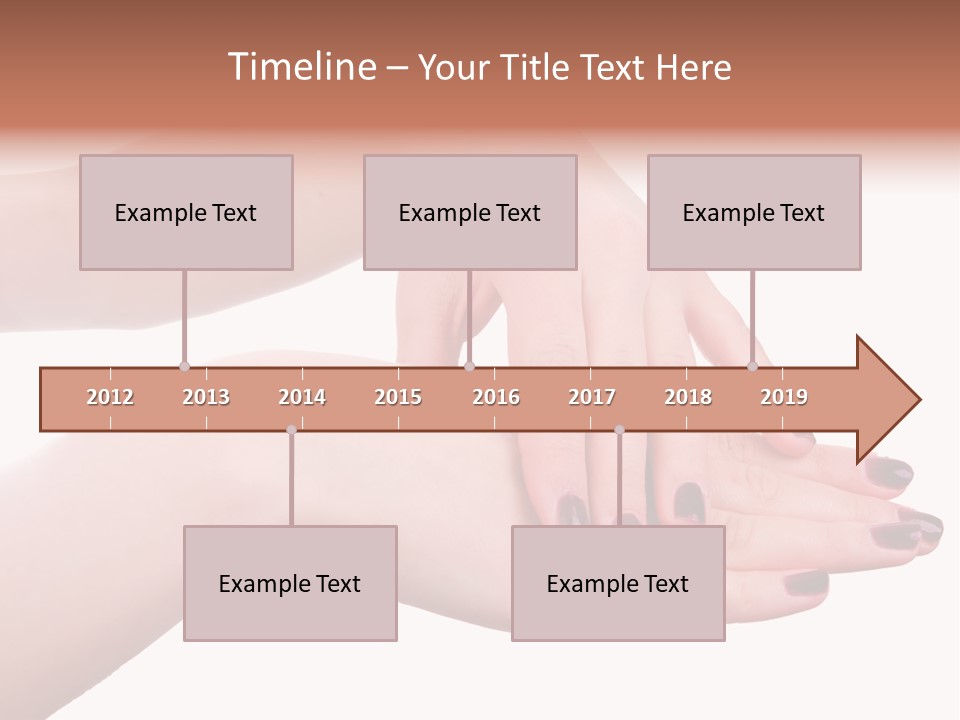 Hand Care, Isolated On White Background PowerPoint Template