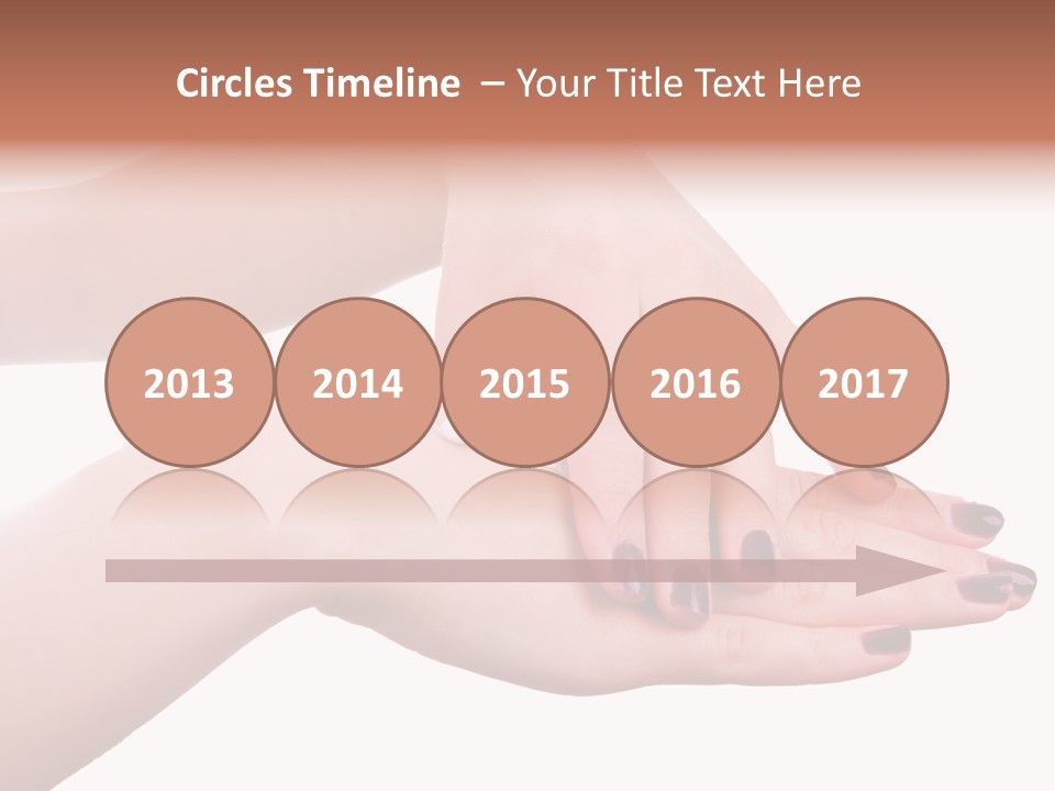 Hand Care, Isolated On White Background PowerPoint Template