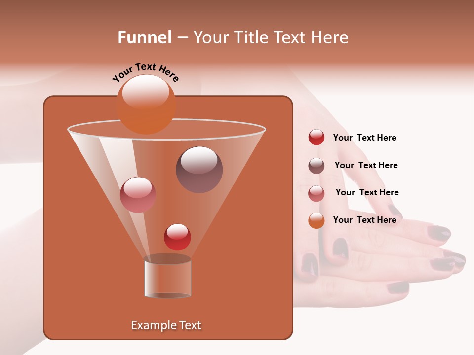 Hand Care, Isolated On White Background PowerPoint Template