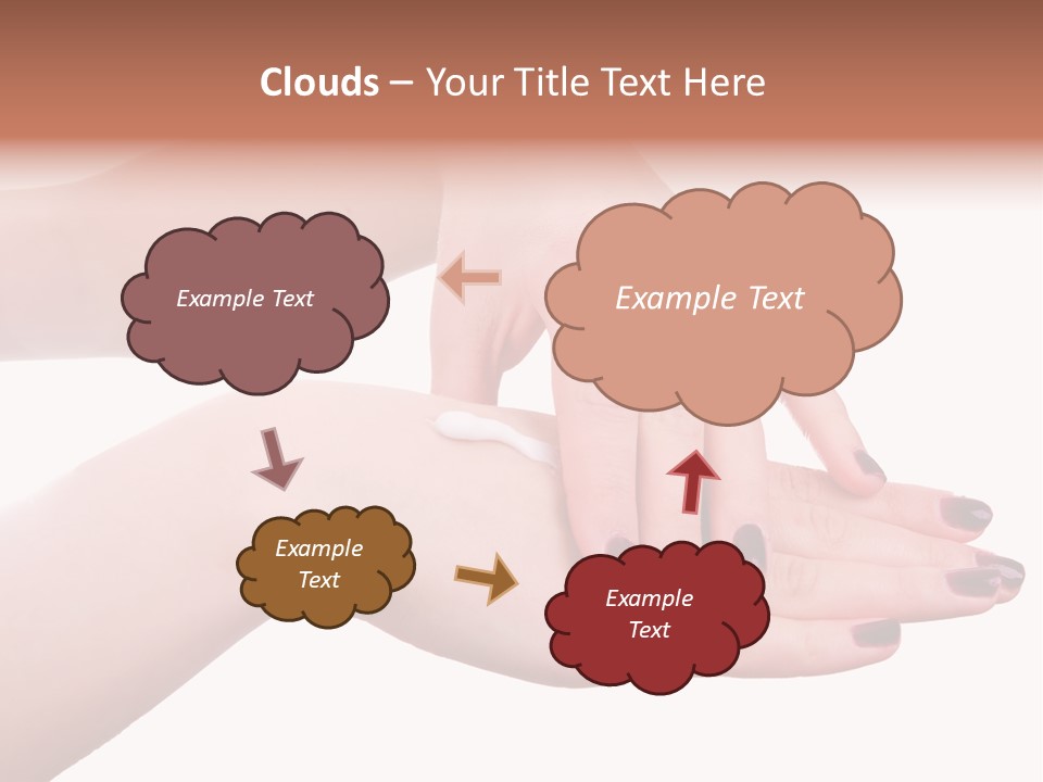 Hand Care, Isolated On White Background PowerPoint Template