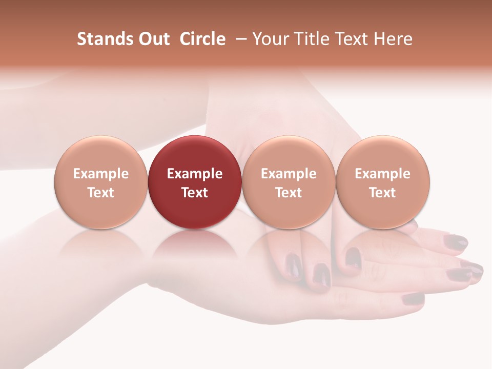 Hand Care, Isolated On White Background PowerPoint Template