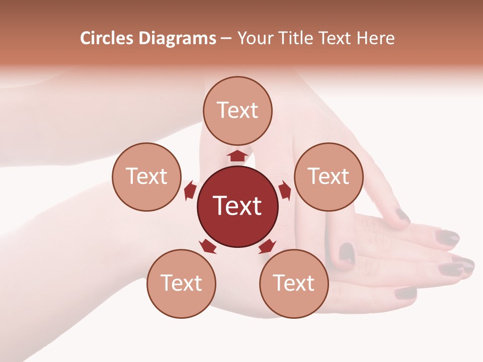 Hand Care, Isolated On White Background PowerPoint Template