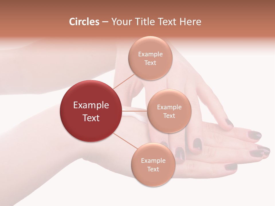 Hand Care, Isolated On White Background PowerPoint Template