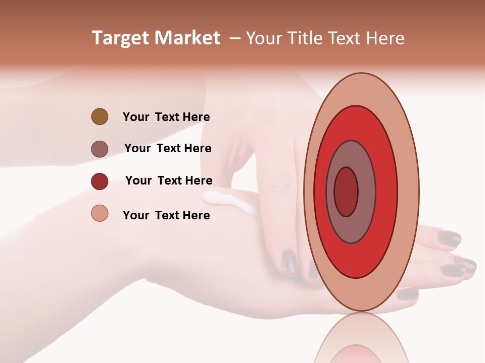 Hand Care, Isolated On White Background PowerPoint Template