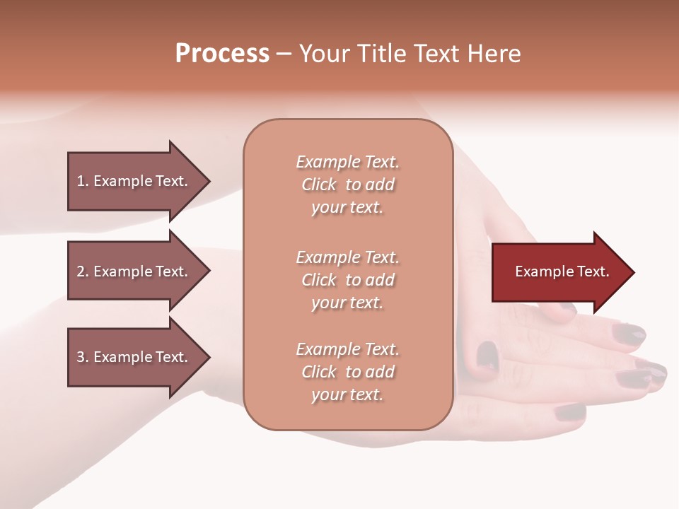 Hand Care, Isolated On White Background PowerPoint Template
