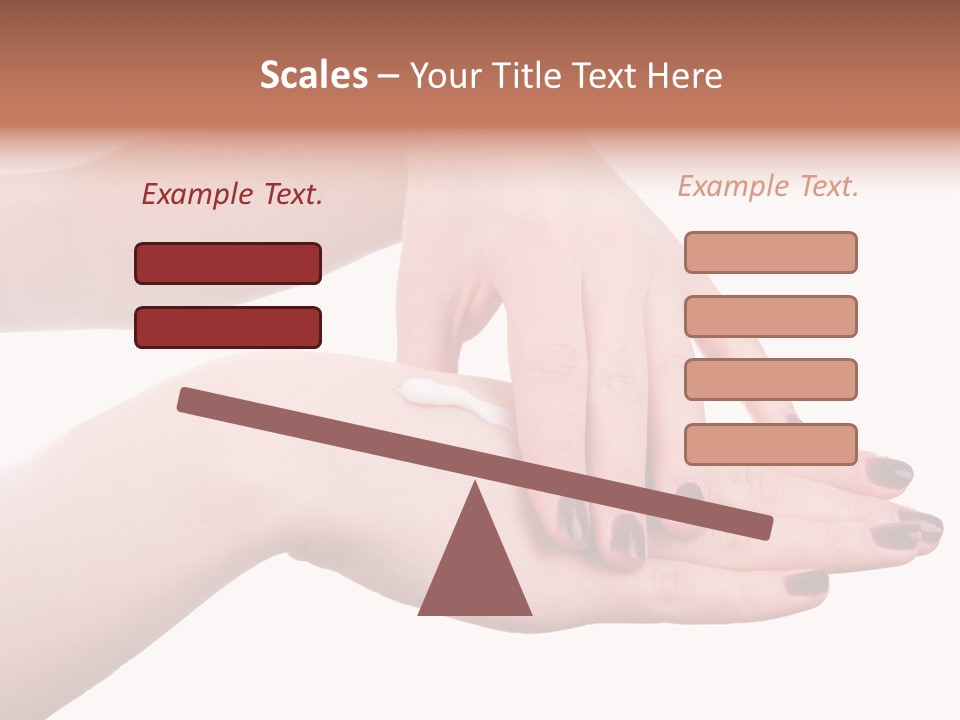 Hand Care, Isolated On White Background PowerPoint Template