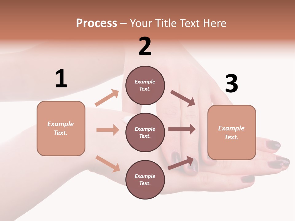 Hand Care, Isolated On White Background PowerPoint Template