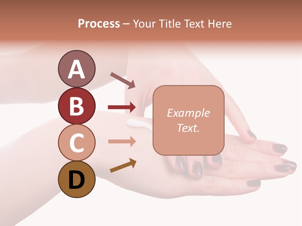 Hand Care, Isolated On White Background PowerPoint Template