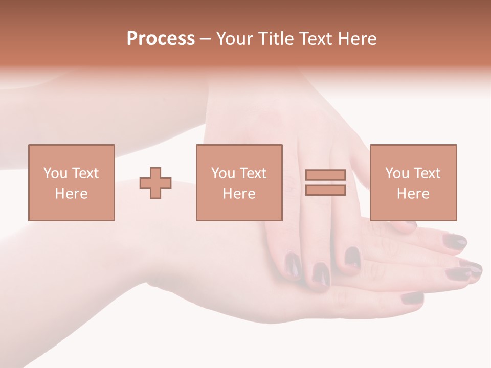 Hand Care, Isolated On White Background PowerPoint Template