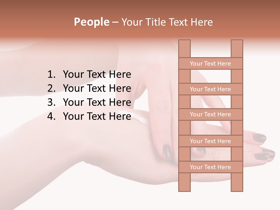 Hand Care, Isolated On White Background PowerPoint Template