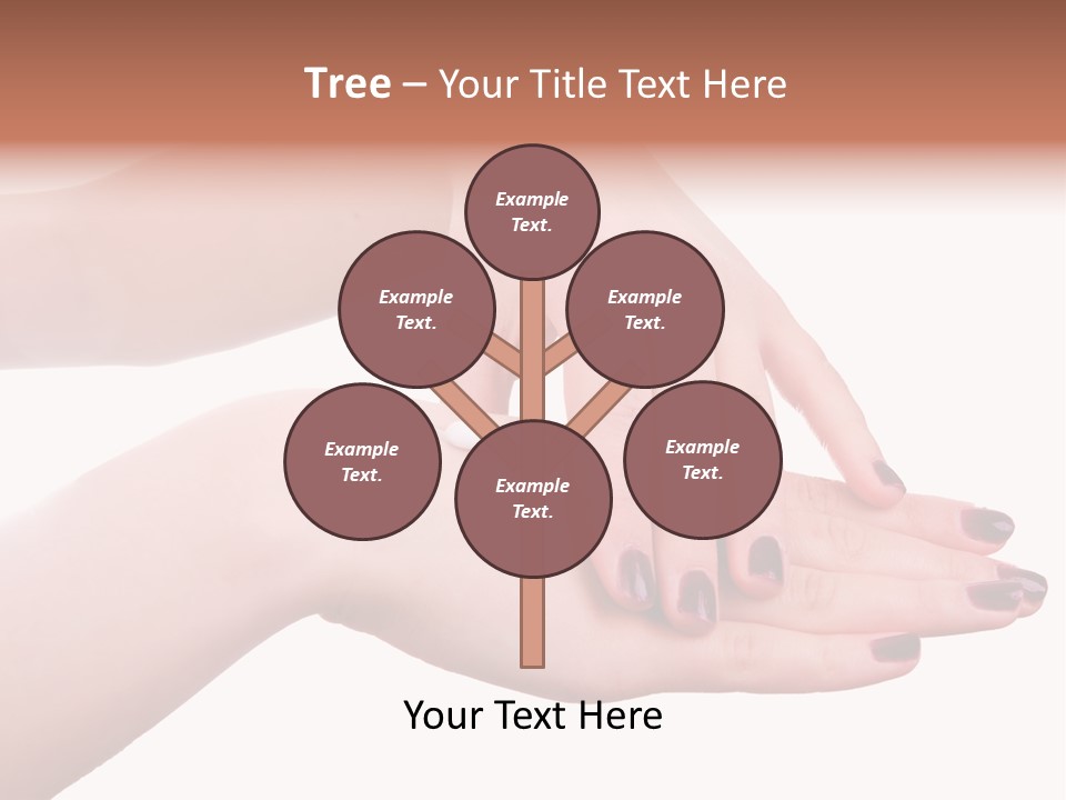 Hand Care, Isolated On White Background PowerPoint Template