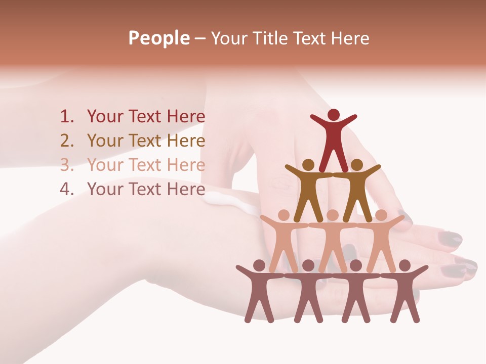 Hand Care, Isolated On White Background PowerPoint Template